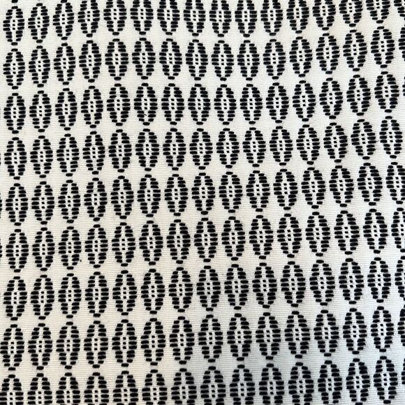 Ann Taylor gorgeous sz 2 black & white side zip fully lined straight skirt EUC - Picture 5 of 11